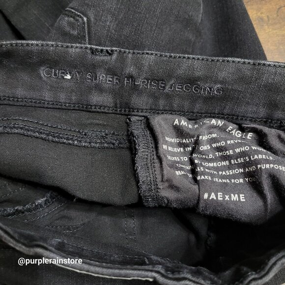 American Jeans Jeans 2 S Jegging Curvy Super Hi Rise 360 Next Level Stretch - Picture 5 of 13